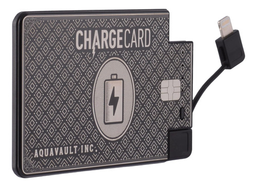 Cargador Portatil Chargecard 2300 Mah/negro