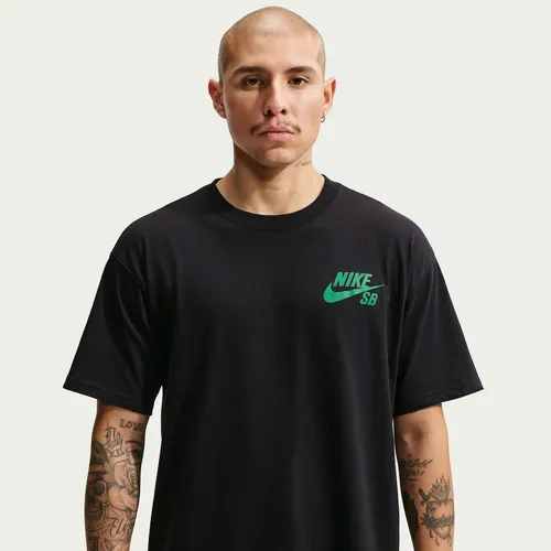Camiseta Nike Sb Masculina Preto/verde Escuro G