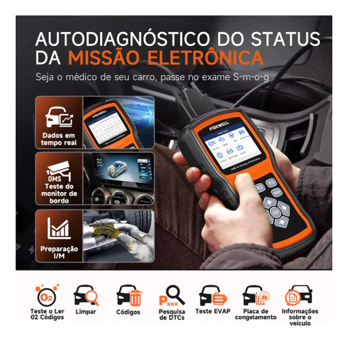 Scaneri Automotivo Foxwell Nt630 Plus Reset Airbag Abs Sas