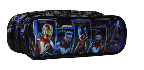 Kit Mochila Vingadores Ultimato 3d Infantil Masculina Escola