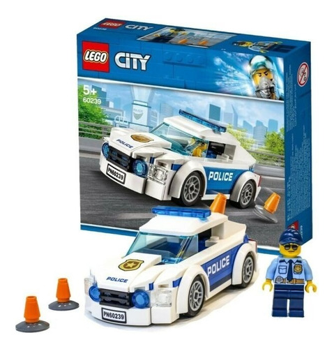 Lego 60239 - Coche patrulla de policía - Lego City, número de piezas 92
