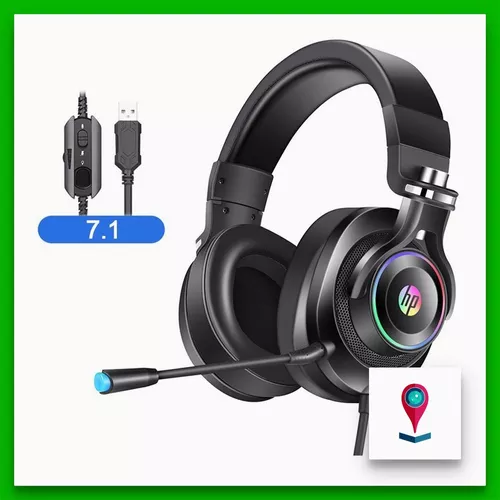 HP Auriculares USB para juegos de PC con micrófono. Sonido envolvente -  VIRTUAL MUEBLES