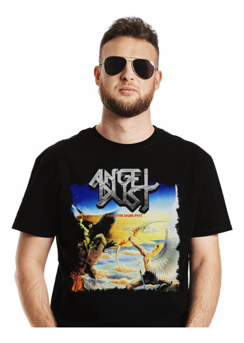 Polera Angel Dust Into The Dark Past Metal Impresión Directa