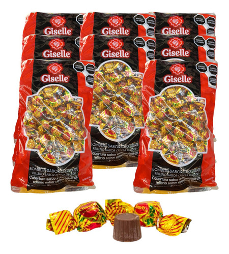 Chocolate Bombón 1kg Relleno Cereza Licor Giselle