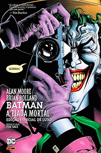 Batman - A Piada Mortal, Capa Dura, Álbum De Luxo, Editora Panini, Ano 2009, Nova E Lacrada, De Dc Comics. Editora Panini Brasil Ltda, Capa Dura Em Português, 2009