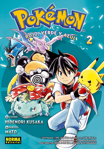 Pokemon 2 Rojo Verde Y Azul 2 - Kusaka,hidenori/mato