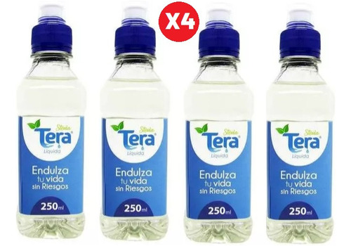 X4 Stevia Tera Liquida 250ml - mL a $106