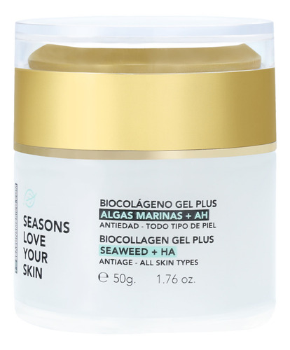 Biocolageno Gel Plus Algas Marinas + Ah 50gr Tipo De Piel Todo Tipo Volumen De La Unidad 60 Ml