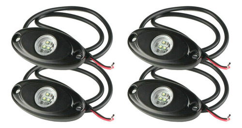 Luz Led De 9 W Para Jeep Wrangler Off-road Under Wheel Li, 4