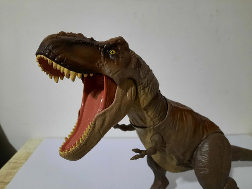 Tyrannosaurus Rex Mega Mordida Ataque Jurassic World Mattel (Usado)