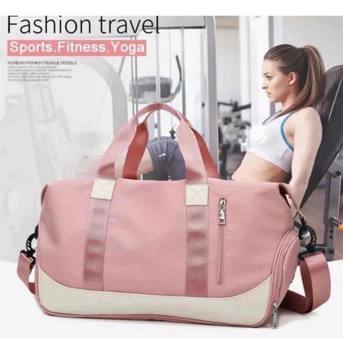 Maleta Deportiva Gym Viaje Impermeable Morral De Moda Tp Am7
