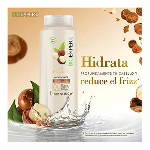 Bio Expert Bioexpert Acondicionador Macadamia 650ml, Pack Of