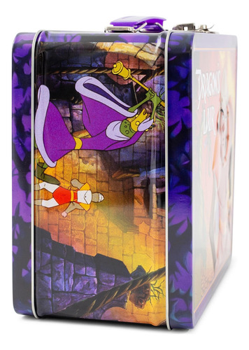Lonchera Toynk Dragon's Lair De Metal De Estilo Retro