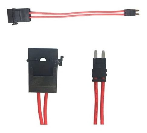 Conector Fusible Mini Atm Con Cable Rojo 16awg