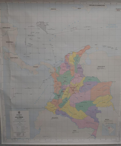 Mapa De Departamentos De Colombia Agustin Codaci