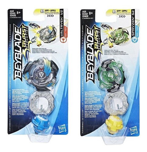 Beyblade Valtryek Vs Spryzen Sin Lanzadores Hasbro Nuevos X2