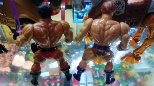 Heman Figura Fisto Con Stridor Y Jitzu Con Night Stalker 80s (Usado)