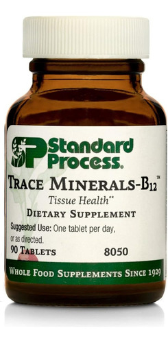 Minerales Traza B12 Standard Process 90 Tabletas