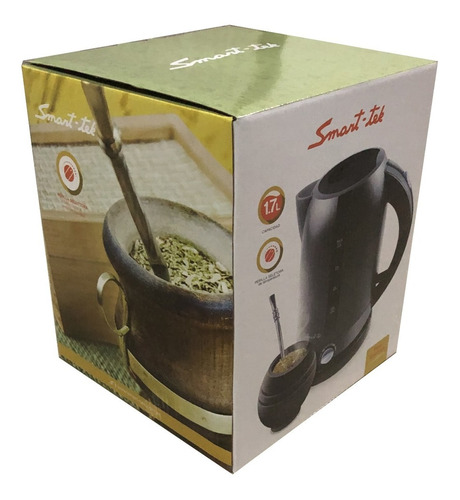 Pava Electrica Negra Jarra Corte Mate Cafe Hervidor Sd 1070