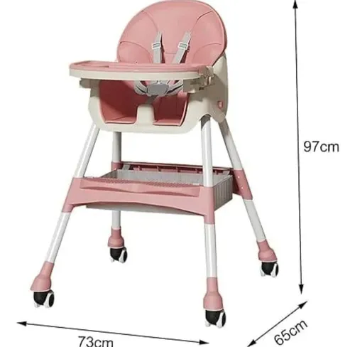 Silla De Comer Bebé Altura Ajustable 2 En 1 .r