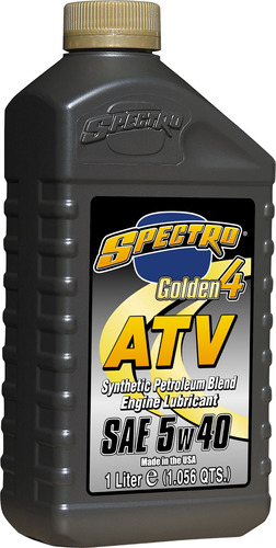 Aceite Spectro Golden Atv/utv/sno 4t 5w40 1 Lt