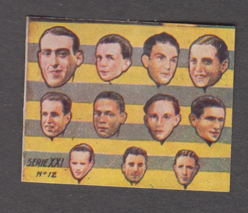 Futbol Figurita Equipo Peñarol Campeon 1930 Uruguay Vintage