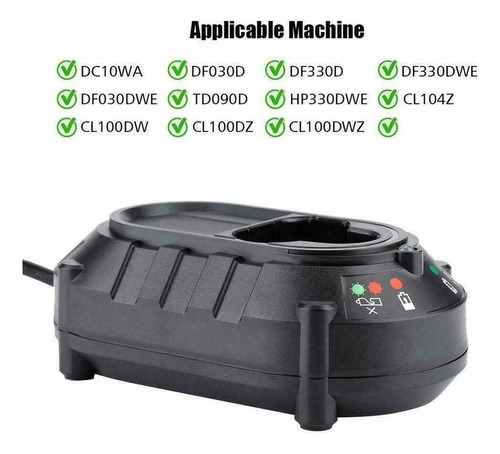 Carregador De Bateria Dc10wa Bl1013 Para Makita 10.8v Bl1014