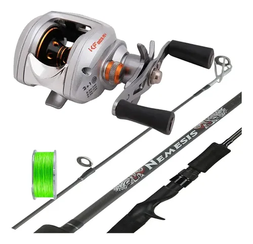 Combo Bait Tech Magnetico Caña Shimano Fx 2 Tramos Multi 