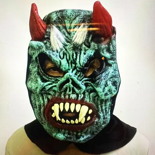 Máscara De Halloween La Monja – Máscara De Látex Espeluznante Con Pañuelo Para Adultos, Cosplay De Terror