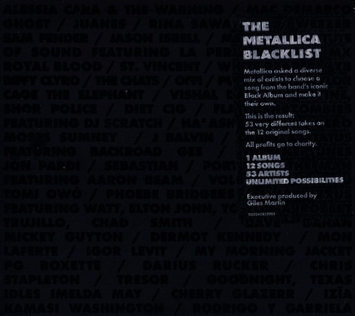Various The Metallica Blacklist Cd Nuevo 