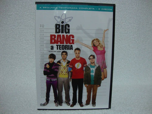 Box Com 04 Dvds Big Bang- A Teoria- 2ª Temporada Completa