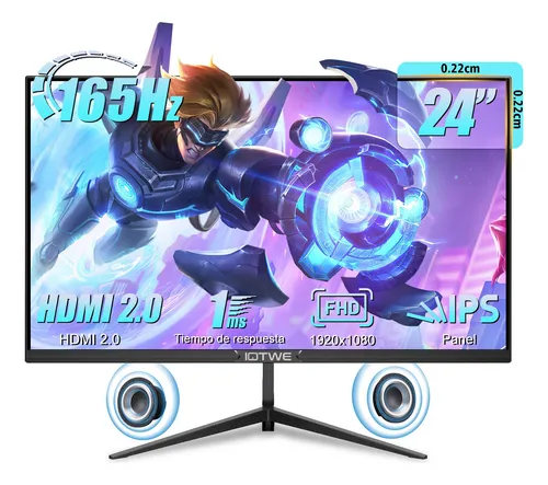 Monitor Gamer Ips Pc Hdmi 165hz Led 24in Bocinas Integradas