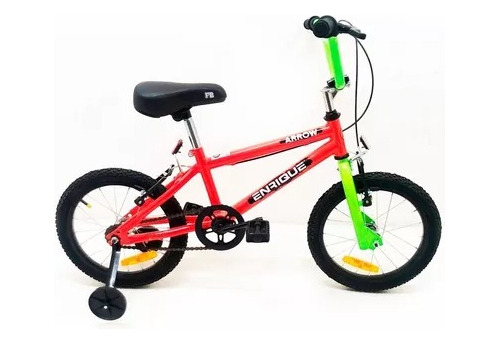 Bicicleta Infantil Rodado 14 Varón Enrique Arrow C/ruedita