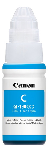 Botella Tinta Gi 190cyan Impresora Canon Pixma G2100 Y G3100