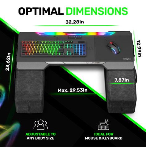 Escritorio Ergonómico Para Juegos Compatible Con Todos Los T