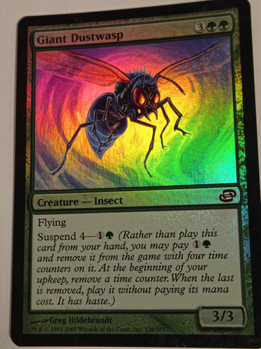 Carta Magic Giant Dustwasp (foil) [planar Chaos] Mtg Insect