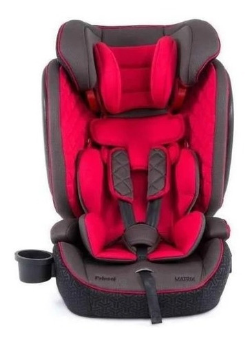 Silla Princel Matrix Color Rojo Con Gris, Prácticamente Nuev