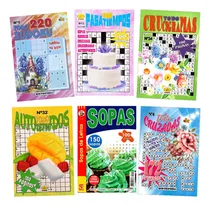 Comprar Pack X6, Kit De Revistas De Entretenimiento, Adulto Mayor