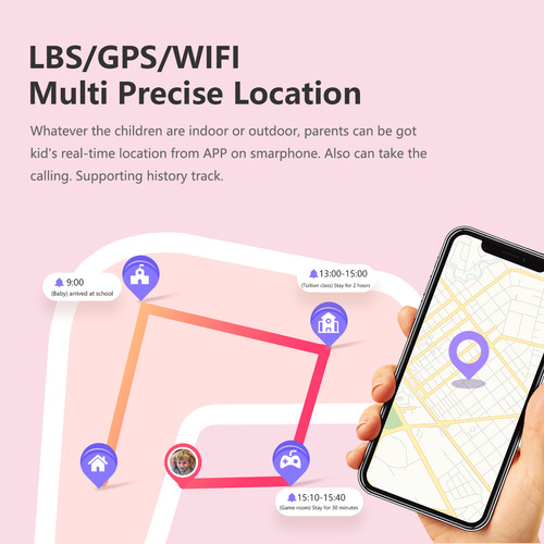 Reloj Inteligente Para Niños, Rastreador Gps, 4g, Reloj Inte