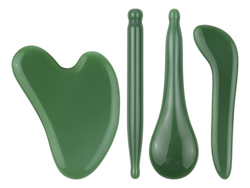 Juego De Herramientas De Masaje Jade Gua Sha Para Tratamient