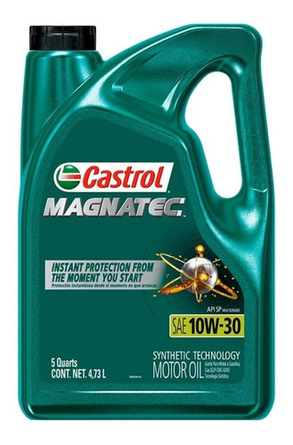 Aceite Castrol Magnatec Tecnología Sintético 10w30