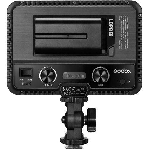 Panel De Luz De Vídeo Led Bicolor Godox Ldp8bi Estructura Negro