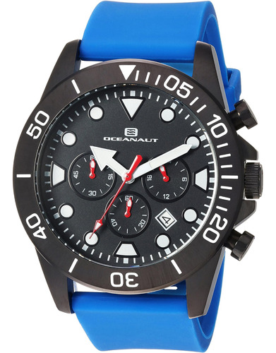 Oceanaut Mens Oc1313 Reloj Azul De Cuarzo Con Pantalla Analó