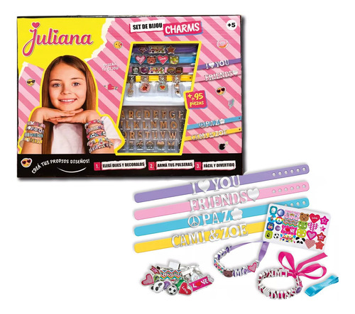 Juliana Set De Bijou Charms Con Accesorios 