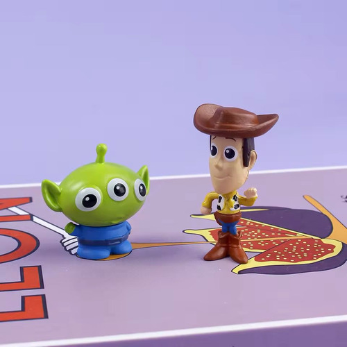 Toy Story Miniaturas Infantil Kit Com 8 Peças Pvc