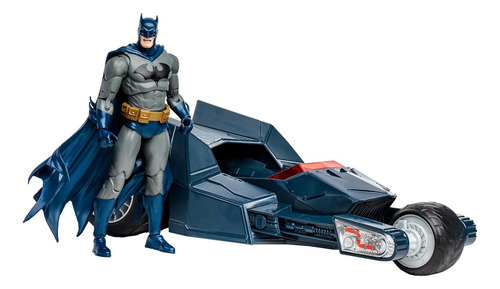 Sm Mcfarlane Vehículo Bat Raptor Con Batman (gold Label)