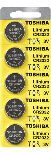 Toshiba Cr2032 - Batería De Moneda De Litio De 3 Voltios (5