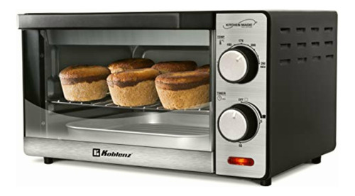 Horno Tostador Eléctrico Koblenz De 4 Rebanadas, 10 Litros,