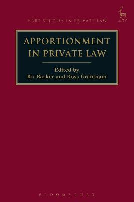 Libro Apportionment In Private Law - Professor Kit Barker