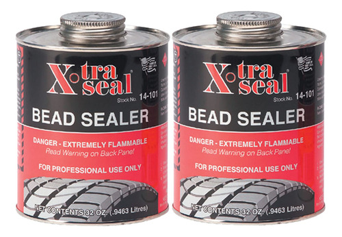 Bead Sealer 2 Latas Superiores X-tra Seal Neumatico Negro Co